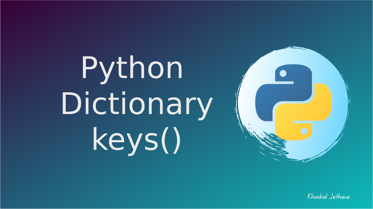 Python Dictionary keys()